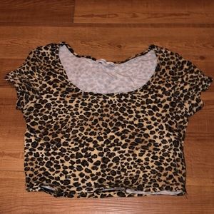 Cheetah Print Crop Top
